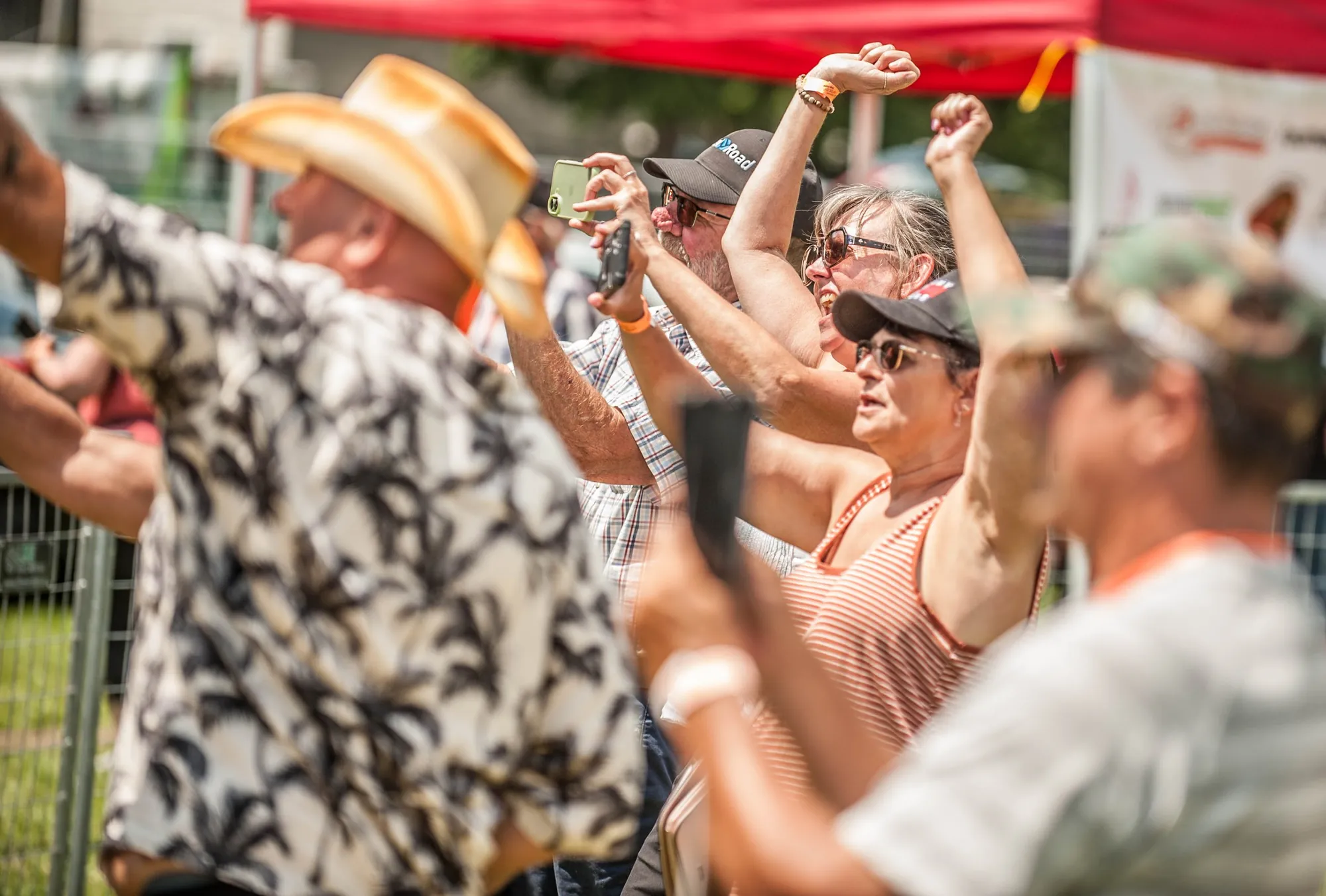 Fans dancing at Rockstalgia 2026