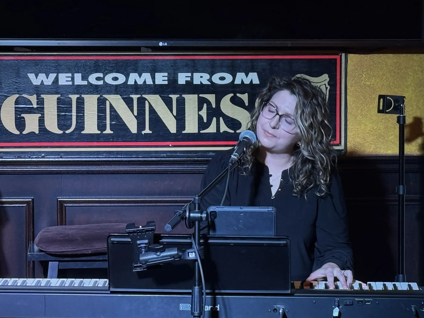 A piano performance at She Rocks